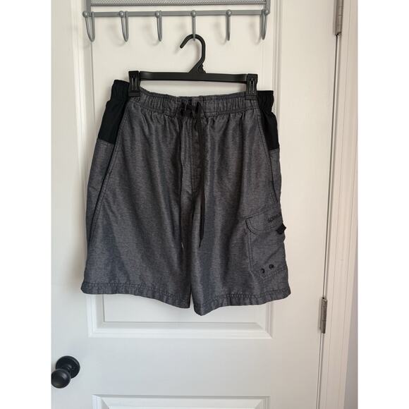 Speedo Men's Gray Marina Sport Vapor Swim Trunks Size L - Picture 1 of 7